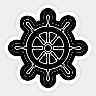 Captain's Wheel Sticker